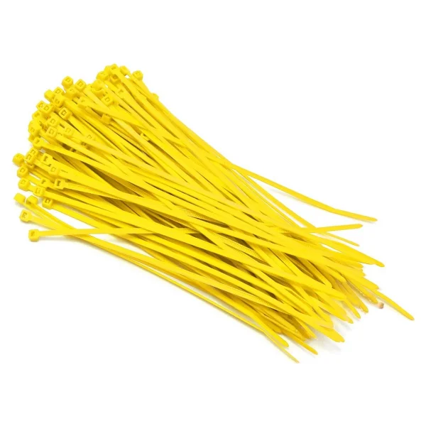 Gwest Sarı Kablo Bağı Plastik Cırt Kelepçe 3.6x150mm 100 Adet Sarı 3.6x150 Mm - 3,6 X 150 Mm - Görsel 4