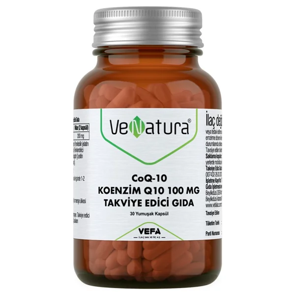 Venatura Koenzim Q10 100 Mg 30 Yumuşak Kapsül - Görsel 2