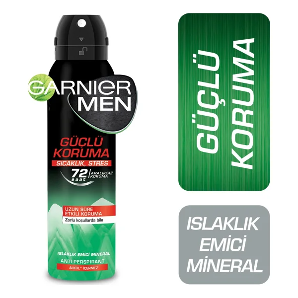 Garnier Men Güçlü Koruma 150 Ml Erkek Deodorant - Görsel 5