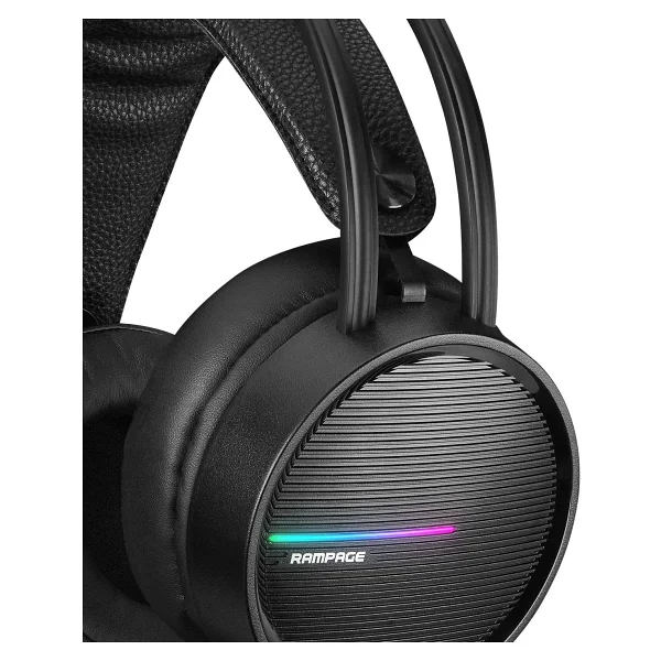 Rampage Cashe Rm-K3 7.1 USB Kablolu Kulak Üstü Oyuncu Kulaklığı - Görsel 5