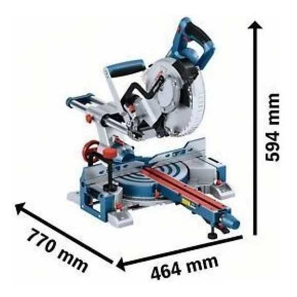 Bosch Gcm 18v-216 D Aküsüz Gönye Testere - Görsel 2