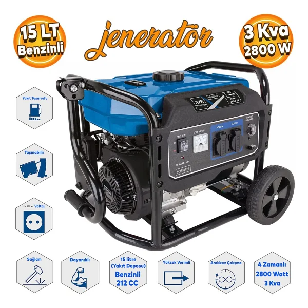 Scheppach Sg3200x 3.5 Kva Benzinli Jenerator - Görsel 9