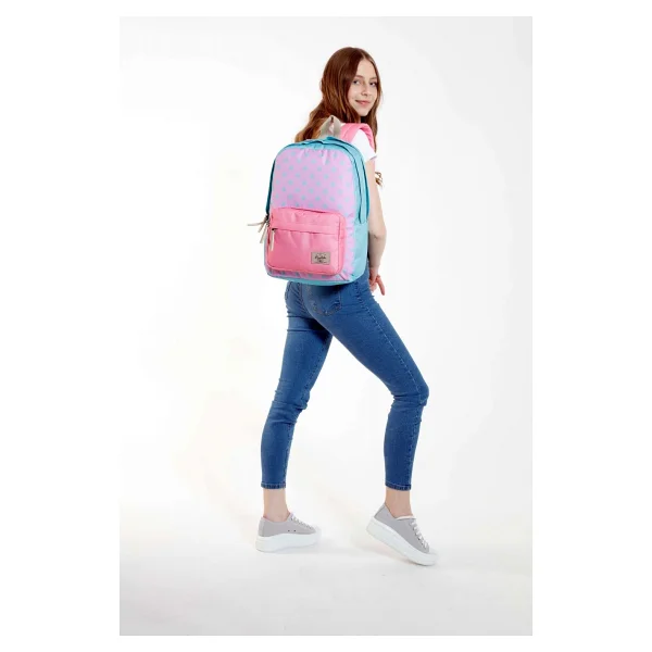 Kaukko K1370 3 Colors Cat Okul Sırt Çantası - Görsel 3