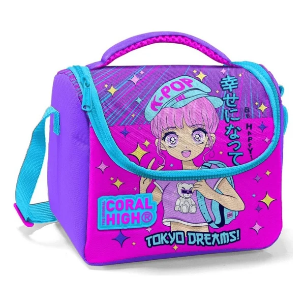 Coral High 11735 Anime Desenli Termoslu Beslenme Çantası - Görsel 8