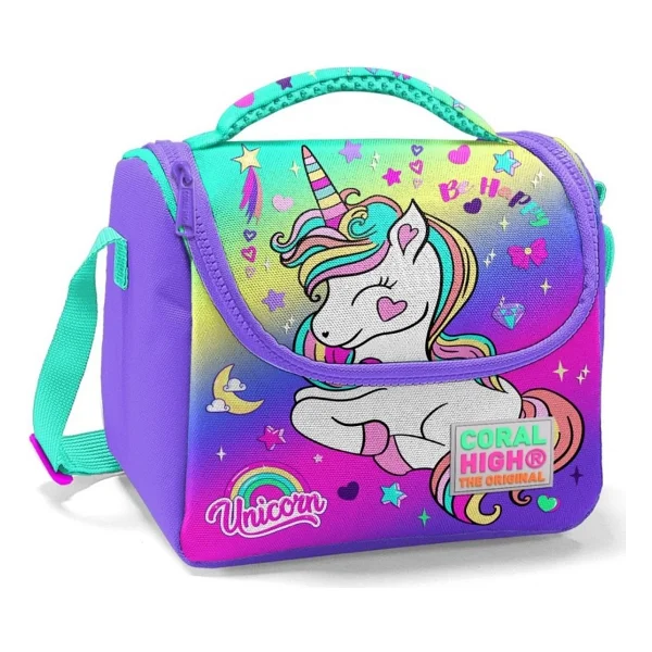 Coral High 11856 Unicorn Desenli Termoslu Beslenme Çantası - Görsel 5