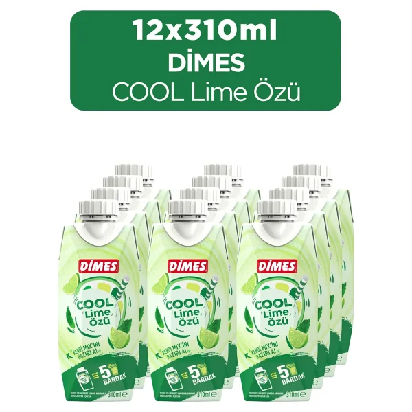 Dimes Cool Lime Mix 310 ml 6'lı Paket - 1,8 lt - Görsel 3