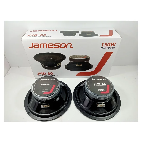 Jameson Jmd-80 150 W 20 Cm Midrange Oto Hoparlör - Görsel 2