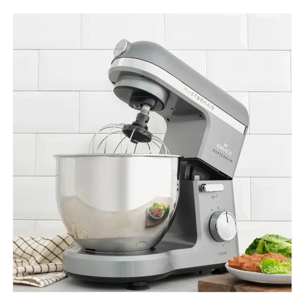 Karaca Mastermaid Chef 1500 W 5 Lt Gri Stand Mikser - Görsel 3