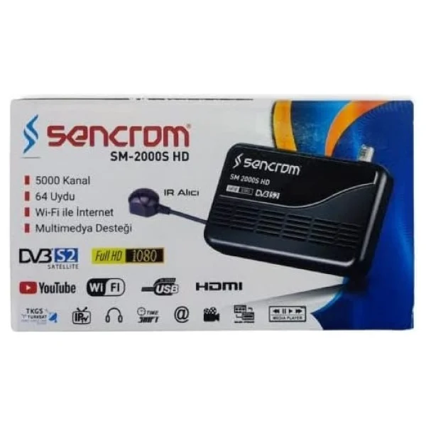 Sencrom Sm-2000s Full HD Uydu Alıcısı - Görsel 3