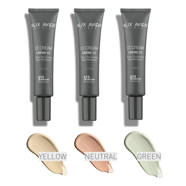 Cc Krem Renk Düzenleyici Yeşil - Cc Cream Green - Spf 15 Uvb/Uva - 40 Ml - Görsel 3