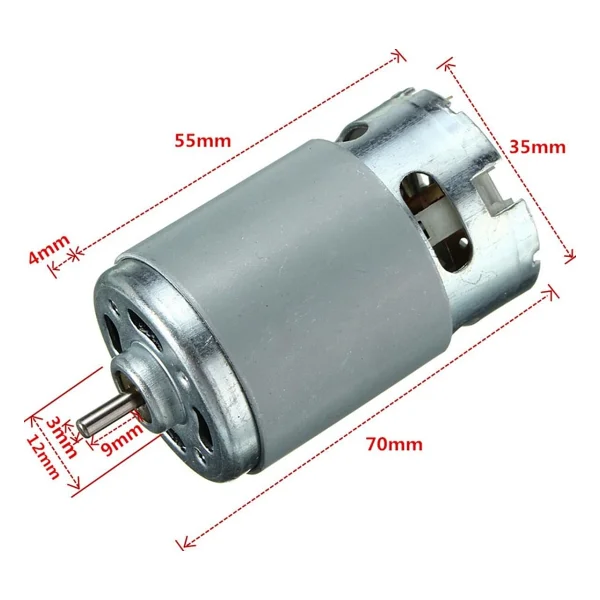 Bosch 14.4 Volt Şarjlı Matkap Motoru Makita Dewalt Dc Motor Bn-5 14,4 - Görsel 4