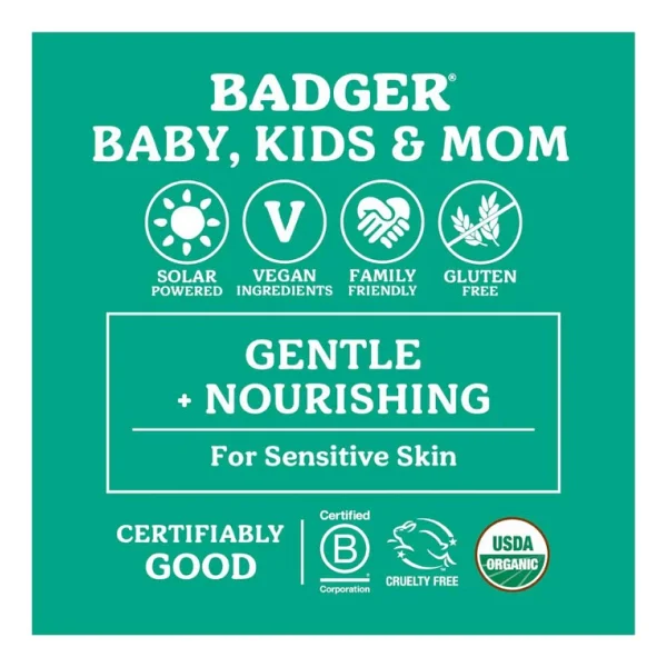 Badger Organik Karın Çevresi Nemlendirici Çatlak Yağı 118 Ml - Görsel 4