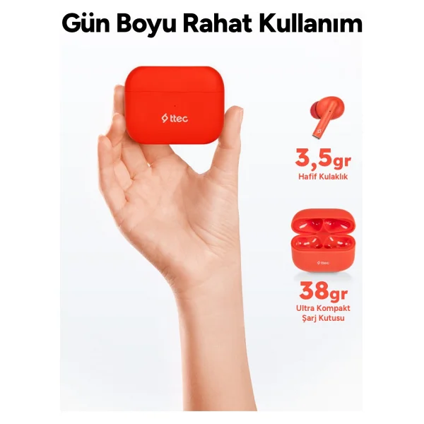 Ttec Airbeat Tone 2KM144 TWS Kulak İçi Bluetooth Kulaklık - Görsel 4