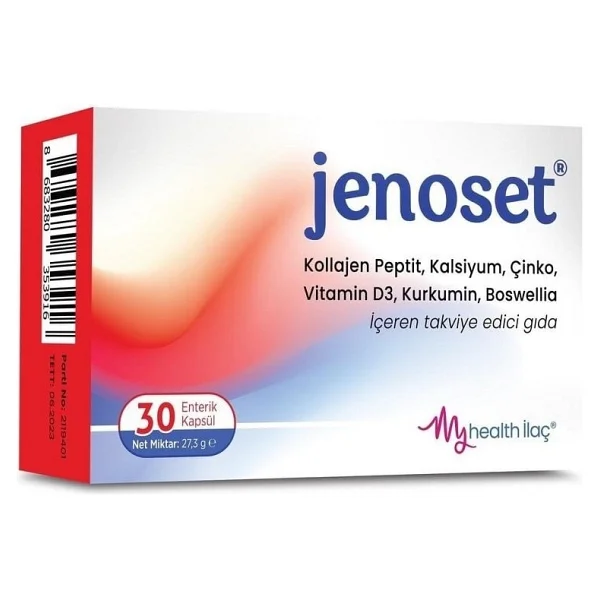 Jenoset Kollajen Peptit Vitamin D3 30 Kapsül - Görsel 4
