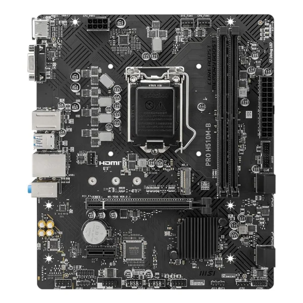 Msı Pro H510m-B Intel Lga1200 DDR4 Micro Atx Anakart - Görsel 5