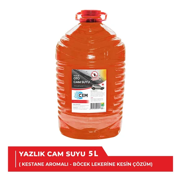 Cem 5 Lt Yazlık Oto Cam Suyu - Görsel 7