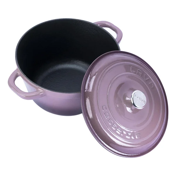 Lava New Heritage Yuvarlak Mor 26 Cm Döküm Tencere - Görsel 2