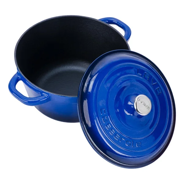 Lava New Heritage Yuvarlak Mavi 26 Cm Döküm Tencere - Görsel 2