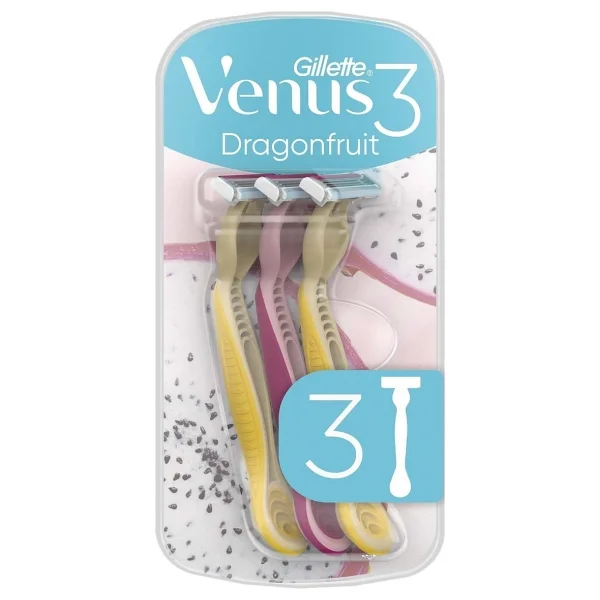 Gillette Venus Dragonfruit Kullan At 3'lü Kadın Tıraş Bıçağı - Görsel 8