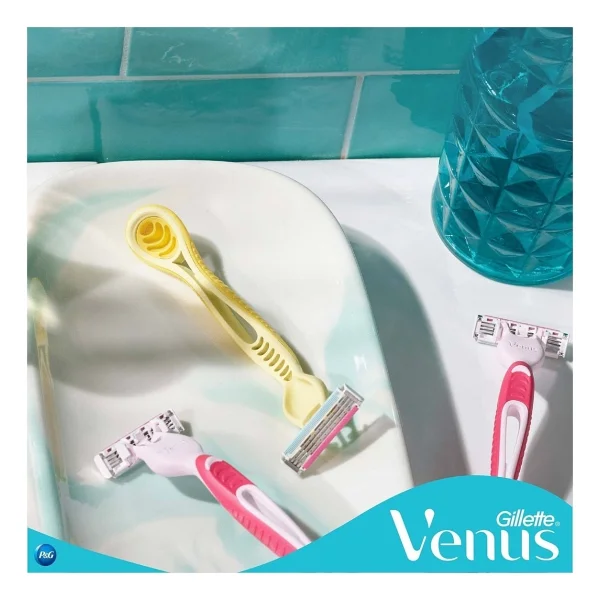 Gillette Venus Dragonfruit Kullan At 3'lü Kadın Tıraş Bıçağı - Görsel 3