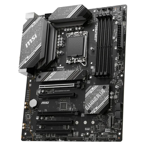 Msı B760 Gaming Plus Wi-Fi Intel Lga1700 DDR5 Atx Anakart - Görsel 2