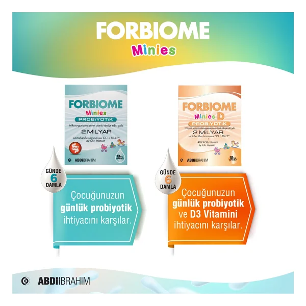 Forbiome Minies Probiyotik 8 Ml Damla - Görsel 3