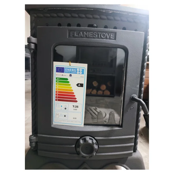 Flamestove Minör Lüx Fs-052 Camlı Şömine Soba - Görsel 6
