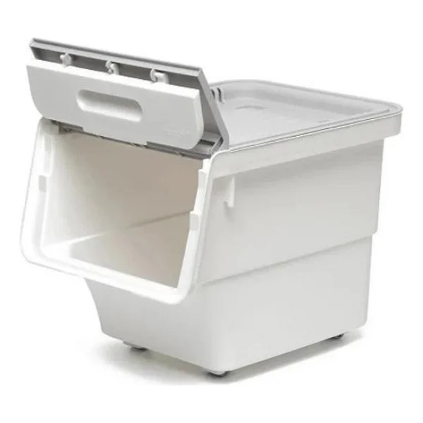 Motek Beyaz Tekerlekli Organizer Çok Amaçlı Saklama Kutusu 2x12 Lt - Görsel 4
