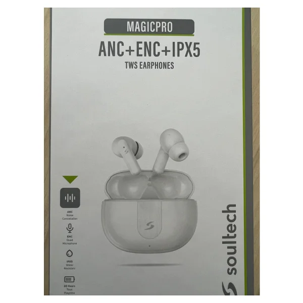 Soultech MagicPro BH050B TWS Beyaz Kulak İçi Bluetooth Kulaklık - Görsel 6