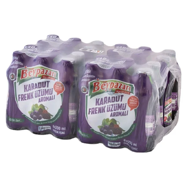 Beypazarı Karadut Frenk Üzümlü Maden Suyu 24x200 Ml - Görsel 6