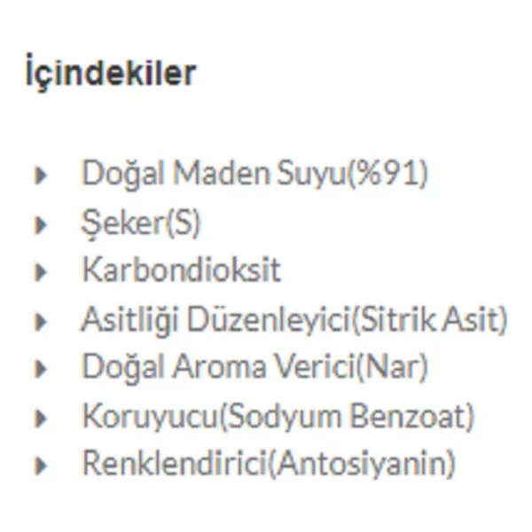 Beypazarı Narlı Maden Suyu 6x200 Ml - Görsel 4