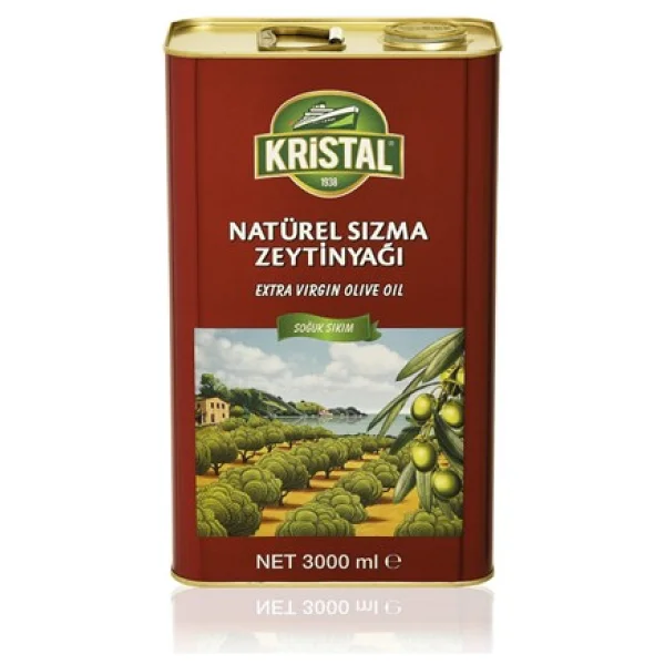 Kristal Dolgun Güçlü Natürel Sızma Zeytinyağı 3 Lt - Görsel 6