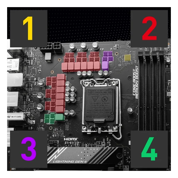 Msı B760 Gaming Plus Wi-Fi Intel Lga1700 DDR5 Atx Anakart - Görsel 9