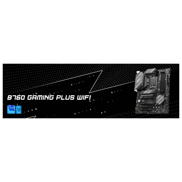 Msı B760 Gaming Plus Wi-Fi Intel Lga1700 DDR5 Atx Anakart - Görsel 7