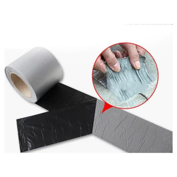 Toptan Ucuz Al 5 Metre X 10 Cm Çamur Bant Alüminyum Izolasyon Tamir Çatlak Bantı - Görsel 2