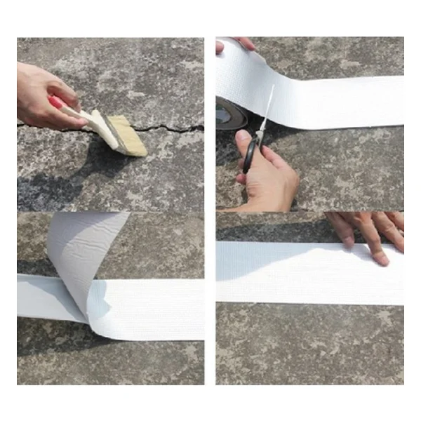 Toptan Ucuz Al 5 Metre X 10 Cm Çamur Bant Alüminyum Izolasyon Tamir Çatlak Bantı - Görsel 3