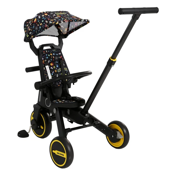 Maxi Taxi Easy Trike Çift Yönlü Sarı Bebek Bisikleti - Görsel 2