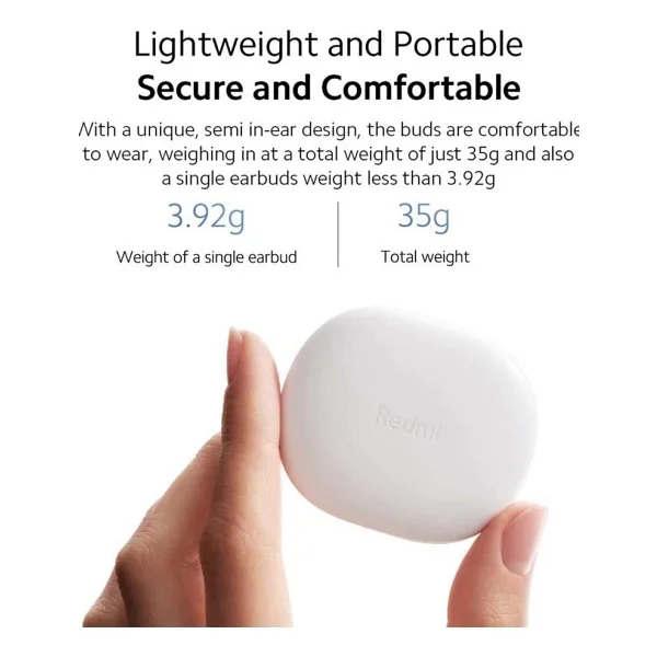 Xiaomi Redmi Buds 4 Lite TWS Siyah Kulak İçi Bluetooth Kulaklık - Görsel 5