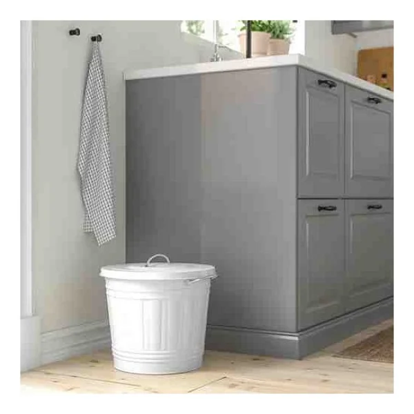 Ikea Knodd Çöp Kutusu 16 Lt Beyaz - Görsel 6