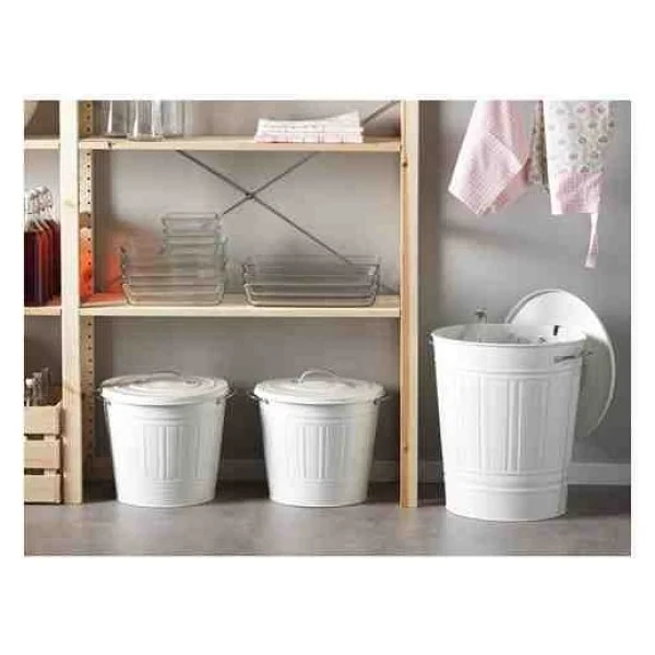 Ikea Knodd Çöp Kutusu 16 Lt Beyaz - Görsel 5