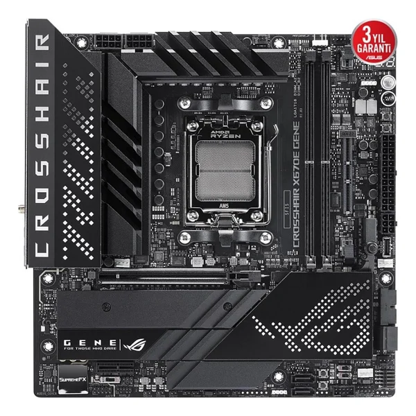 Asus ROG Crosshair X670E Gene AMD AM5 DDR5 Micro ATX Anakart - Görsel 6