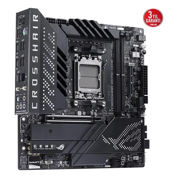 Asus ROG Crosshair X670E Gene AMD AM5 DDR5 Micro ATX Anakart - Görsel 2