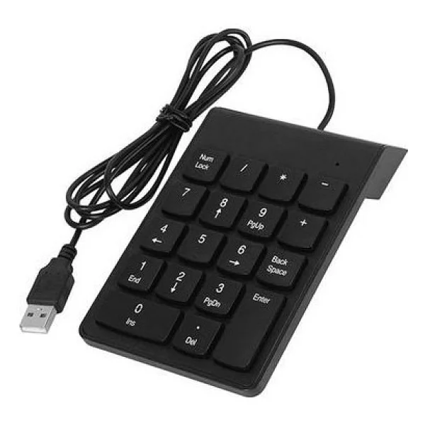 Platoon Kablolu Keypad Kablolu Numerik Keypad 18 Tuşlu Sayısal Klavye Numpad - Görsel 6