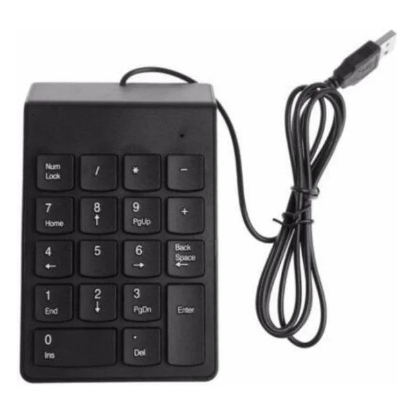 Platoon Kablolu Keypad Kablolu Numerik Keypad 18 Tuşlu Sayısal Klavye Numpad - Görsel 2