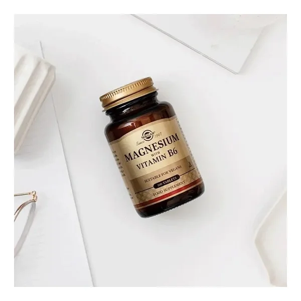Solgar Magnesium With Vitamin B6 100 Tablet 2'li - Görsel 2