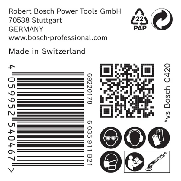 Bosch Expert M480 Zımpara Ağı Alçıpan Zımpara Makineleri İçin 225 Mm G 80 25 Parça - Görsel 4