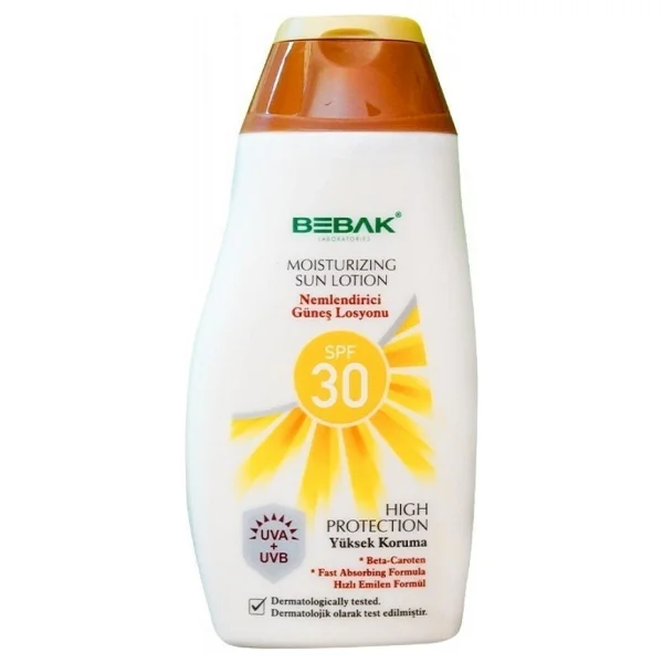 Bebak Spf 30+ Güneş Koruyucu Ve Nemlendirici Etkili, Uva/ Uvb Korumalı Güneş Losyonu 200 Ml - Görsel 6
