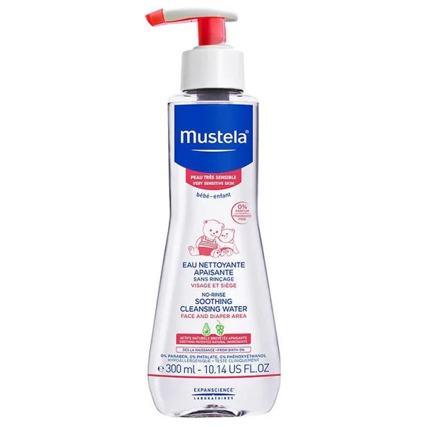 Mustela Soothing Cleansing Water Çok Hassas Ciltler İçin Temizleme Suyu 300 Ml - Görsel 2