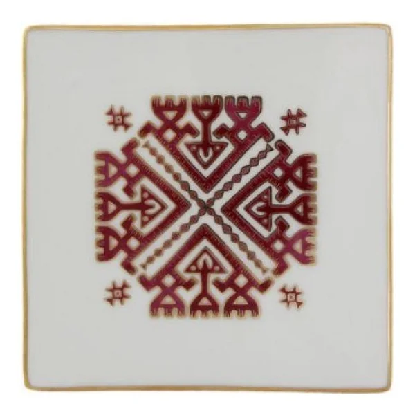 Porland Arabesque Desen6 Bardak Altlığı 10x10 Cm 04alm006817 - Görsel 4