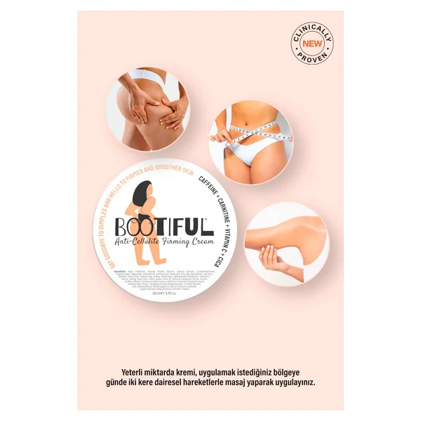 Bootiful Selülit Karşıtı Sıkılaştırıcı Krem - Görsel 7